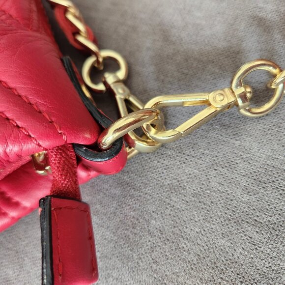 RED Valentino, satchel bag, Red Chevron quilting - Picture 11 of 16